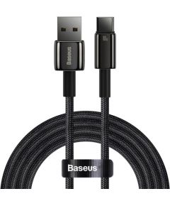 Baseus Tungsten Gold Cable USB to USB-C, 100W, 2m (black)