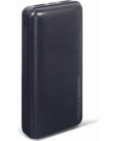 Gembird PB20-02 power bank Lithium Polymer (LiPo) 20000 mAh Black