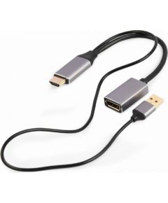 Gembird A-HDMIM-DPF-02 Active 4K HDMI male to DisplayPort female adapter, black