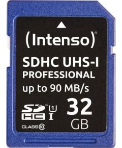 Intenso Professional SDHC 32 GB Class 10 UHS-I/U1  (3431480)