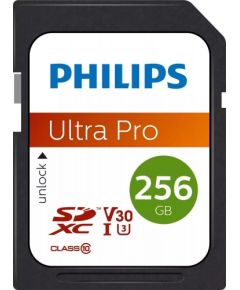 Philips Ultra Pro SDXC 256 GB Class 10 UHS-I/U3 V30 (FM25SD65B/00)