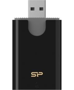 Silicon Power memory card reader Combo USB 3.2, black