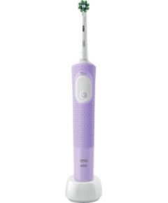 Oral-B Electric Toothbrush D103 Vitality Pro Rechargeable, For adults, Number of brush heads included 1, Lilac Mist, Number of teeth brushing modes 3