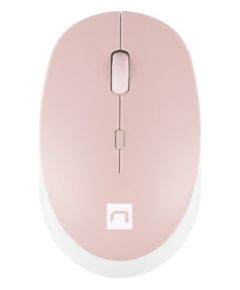 Natec Mouse Harrier 2 	Wireless, White/Pink, Bluetooth