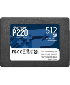 SSD PATRIOT P220 512GB SATA3 2,5"