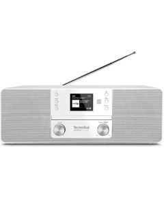 TechniSat DIGITRADIO 370 CD BT, Badradio (white, DAB, FM, CD, Bluetooth)