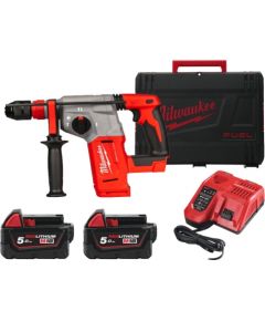 Milwaukee M18 BLHX-502X Akumulatora perforators 18V (2x5.0Ah) Перфоратори и отбойные молотки