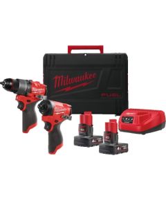 Milwaukee M12 FPP2A2-402X Instrumentu komplekts 12V (2x4.0Ah)