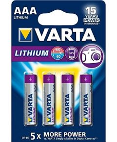 Varta Professional, lithium, 1.5V, pieces 4 (6103-301-404)