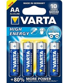 Varta High Energy LR6-AA, alkaline, 1.5V, pieces 4 (4906-101-404)