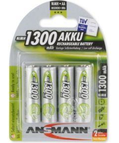 Ansmann Mignon NiMh battery 4xAA 1300mA