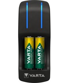 Varta Pocket Charger, charger (black, charges up to 4 AA, AAA)