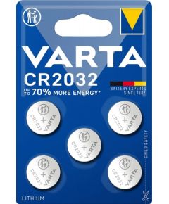 Varta LITHIUM Coin CR2032, battery (5 pieces, CR2032)