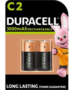 Duracell NiMH C HR14 2er, battery (2 pieces, C (Baby))