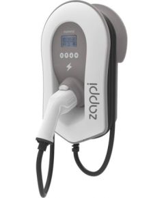 Myenergy MyEnergi zappi 1.4 - 22 kW, wall box (white/grey, 6.5 meter charging cable, type 2 plug, with PIN) Elektro Auto lādēšanas piederumi