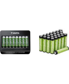 Varta LCD Multi Charger, charger (black, charges up to 8 AA, AAA)