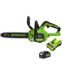 Piła łańcuchowa Greenworks GD24CS30K4 24 V 30 cm