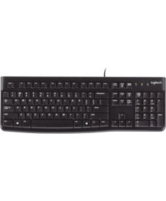 Проводная клавиатура LOGITECH K120, черная, USB