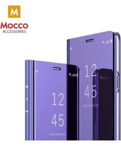 Mocco Clear View Cover Case Grāmatveida Maks Telefonam Samsung A205 Galaxy A20 Violets