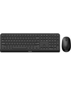 Philips 3000 series SPT6307B/00 keyboard Mouse included RF Wireless US English Black