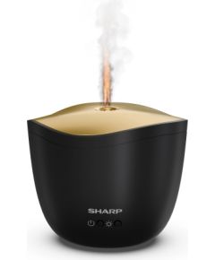 Sharp Aroma Diffuser DF-A1E-B Ultrasonic, Black/Matt Metallic Gold