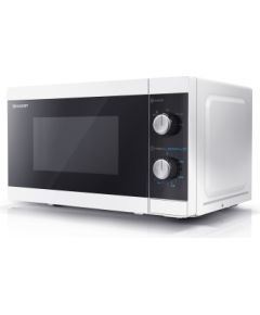 Sharp Microwave Oven YC-MS01E-W Free standing, 800 W, White