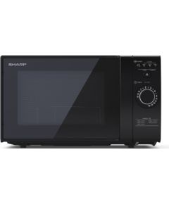 Sharp Microwave Oven with Grill YC-GG02E-B Free standing, 700 W, Grill, Black