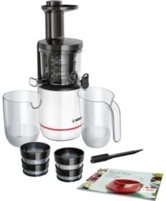 Bosch MESM500W juice maker Slow juicer Black,White 150 W