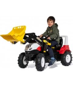 Rolly Toys Traktors ar pedāļiem ar kausu un piepūš. riteņ. rollyFarmtrac Premium II Steyr 6300 Terrus CVT (3 - 8 gadiem ) Vācija 730025