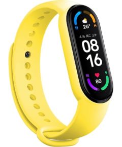 Fusion wave siksniņa pulkstenim Xiaomi Mi Band 5 / Mi Band 6 dzeltens