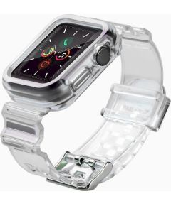 Fusion Light Set silikona siksniņa Apple Watch 38mm / 40mm / 41mm melna