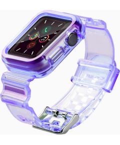 Fusion Light Set silikona siksniņa Apple Watch 38mm / 40mm / 41mm violeta