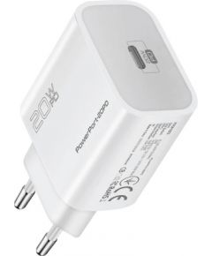 Promate PowerPort-20PD Premium Зарядное устройство Type-C PD 20W