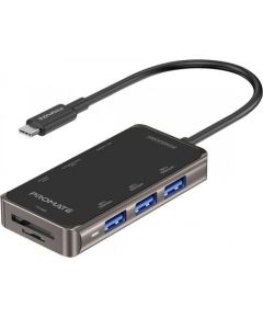 PROMATE PrimeHub-Mini 8in1 USB-C Hub HDMI 4K / LAN / PD 100W / SD / 3x USB 3.0