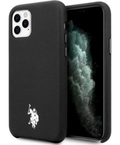 3MK U.S Polo USHCN65PUBK Wrapped Cover Чехол для Apple iPhone 11 Pro Max Черный