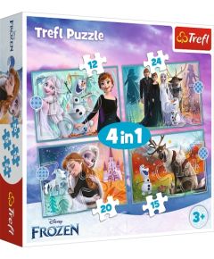 TREFL FROZEN Комплект пазлов 4в1