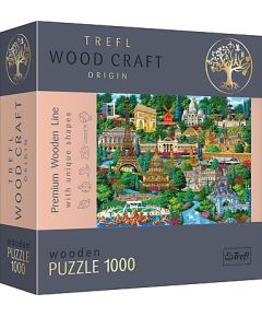 TREFL Koka puzle - Francijas slavenās vietas, 1000gb