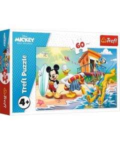 Hasbro TREFL DISNEY Puzle Mikijs, 60 gab.