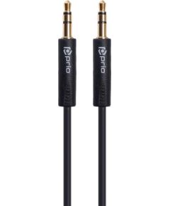 Prio Aux провод 3.5 mm -> 3.5 mm 1.2m Черный