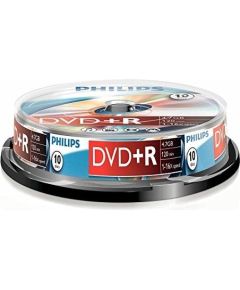 PHILIPS DVD+R 4.7GB CAKE BOX 10