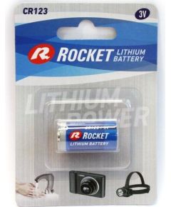 Rocket CR123 Blistera iepakojumā 1gb.