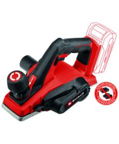 Einhell cordless planer TE-PL 18/82 Li-Solo, 18V, electric planer (red/black, without battery and charger)