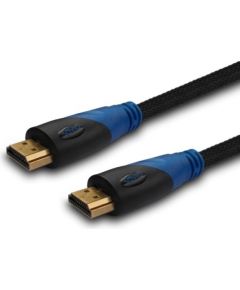 Savio CL-48 HDMI cable 2 m HDMI Type A (Standard) Black,Blue