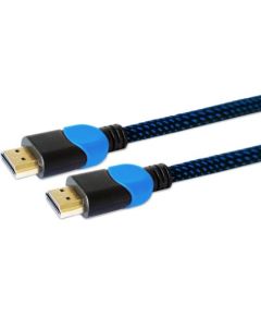 Savio GCL-02 HDMI cable 1.8 m HDMI Type A (Standard) Black,Blue