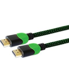 Savio GCL-03 HDMI cable 1.8 m HDMI Type A (Standard) Black,Green