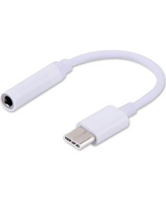 SAVIO USB Type 3.1 C (M) – Jack 3.5mm (F) Audio adapter White AK-35