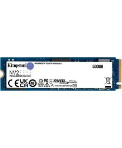 Kingston 500GB NV2 M.2 2280 PCIe 4.0 x4 NVMe SSD, up to 3500 / 2100MB/s, EAN: 740617329841