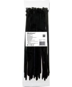 QOLTEC 52218 Zippers 7.2 300 50pcs nylon UV Black