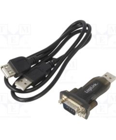 LOGILINK AU0002F USB2.0 adapter USB-A/M to DB9/M Win11