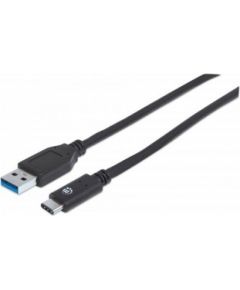 MANHATTAN USB-C 3.1 Gen2 Cable 1m C Male / A Male 3ft. black